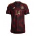 Nemecko Jamal Musiala #14 Vonkajší futbalový dres MS 2022 Krátky Rukáv